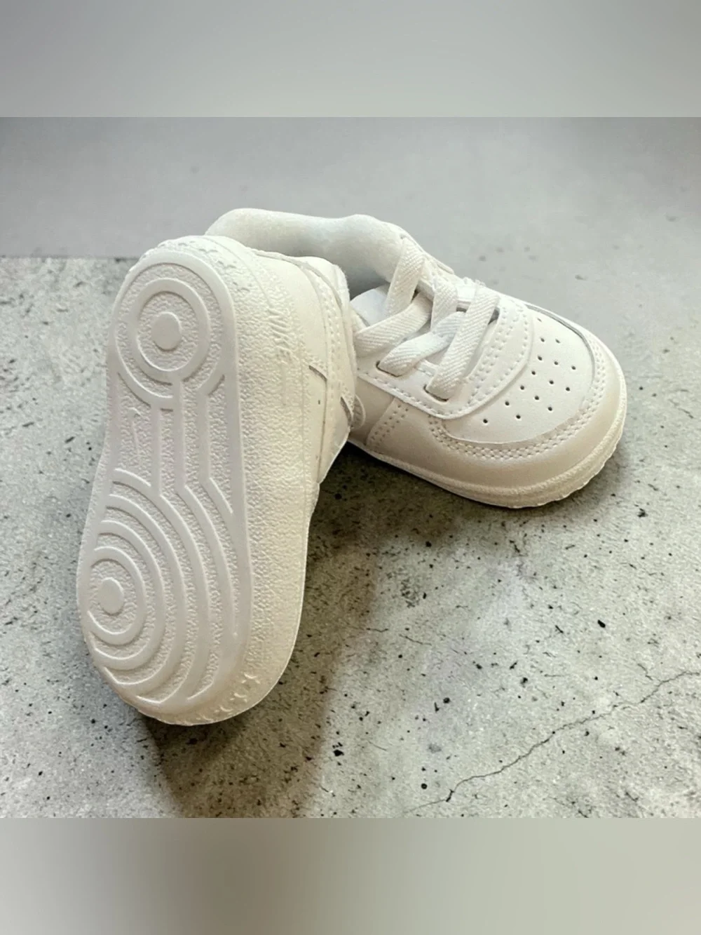 Nike Air Force 1-Style Baby Sneakers Size 2C White – Like New